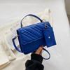 Quality Shoulder Bag Set For Women Soft PU Leather Solid Color Shopping Tote Bag  Spring New Designer Luxury Handbags
