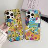 Мультяшний чохол The S-Simpsons для IPhone 11 12 13 14 15 16 17 Pro Max Plus Силіконовий бампер з ефектом хвилі