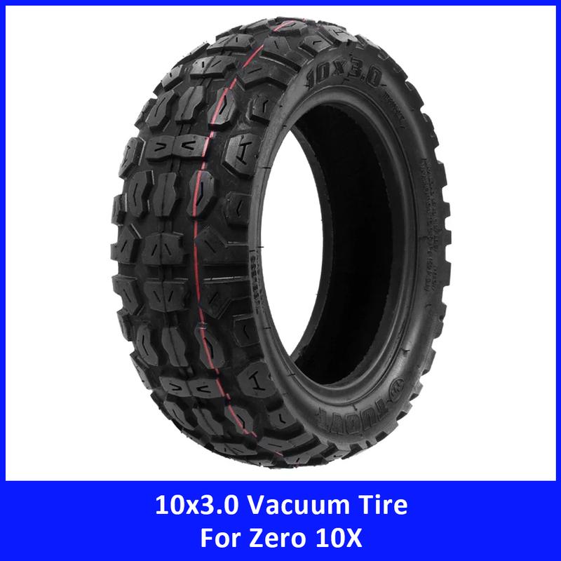 10x3.0 Vacuum Tire for Zero 10X Dualtron KUGOO M4 Pro Kaabo 10 Inch 10*3.0 Thickened Off-Road Tubeless Tyres Scooter Accessories