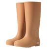 Japan and Korea High Tube Fashion Rain Shoes Women's Adult Water Boots High Tube Waterproof and Non-slip Outer Wear Snow Boots