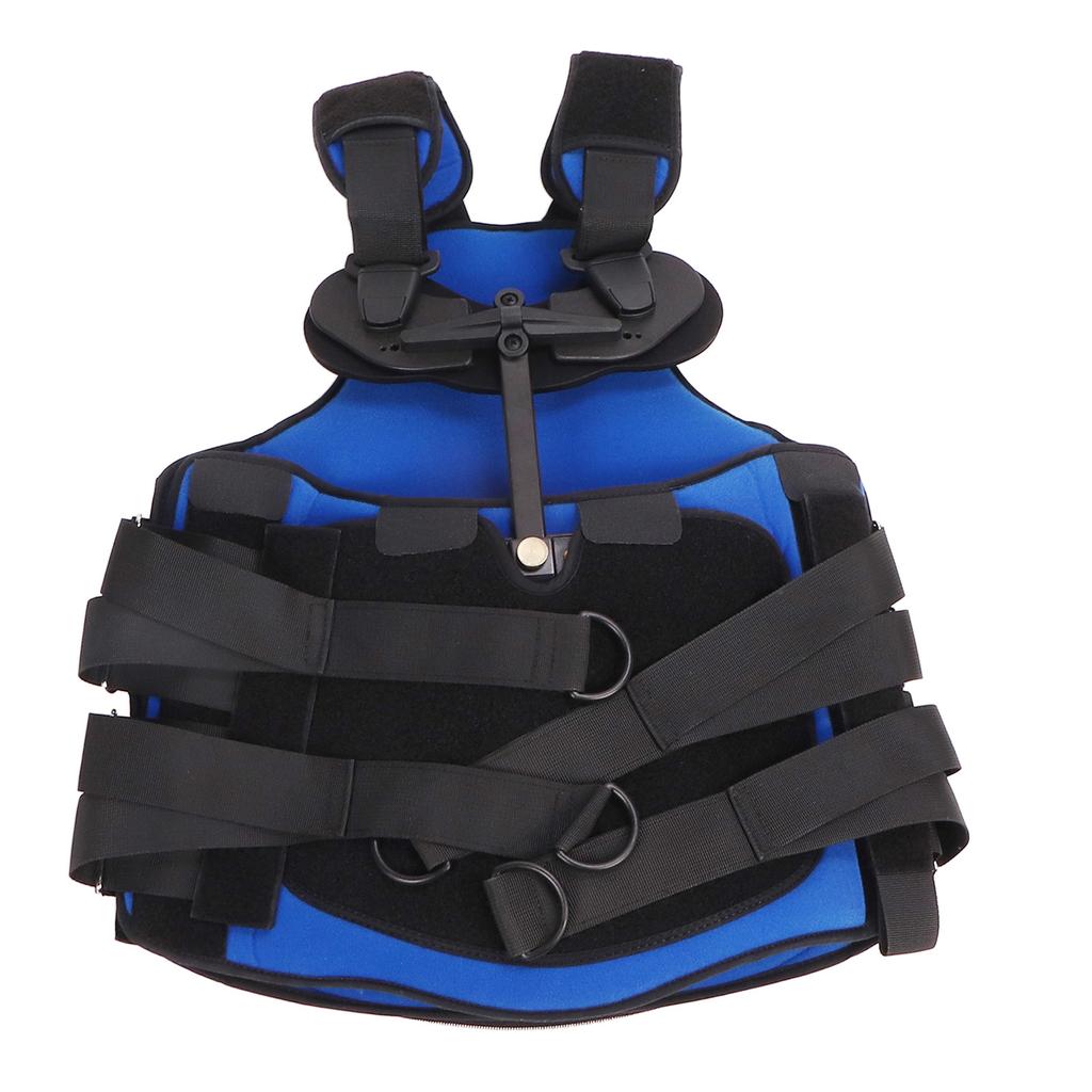 Svart Torakolumbal Fixationsortos Säker Bekväm Enkel Kontroll Ryggstödsortos Fäste