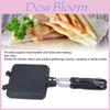 Sandwich Maker Pan With Nonstick Aluminum Griddle For Breakfast And Snack Preparation