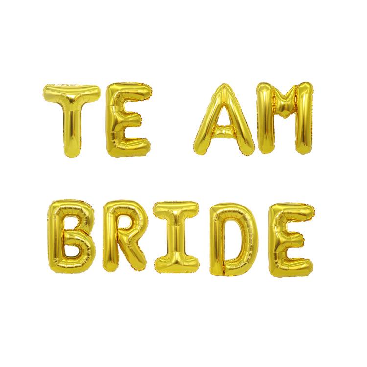 Rose Gold 'Bride to Be' Balloon Set for Wedding or Valentine's Day Party