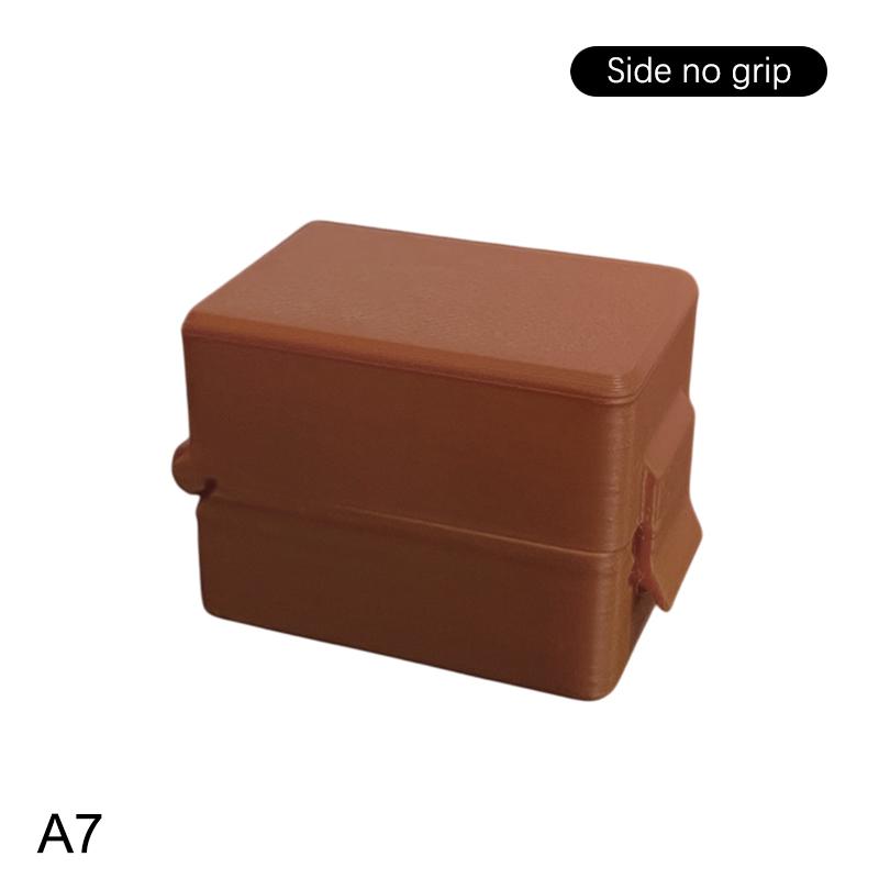 Guitar Pick Storage Box with Slot Organizer, Portable 3D Printed Pick Holder Case
