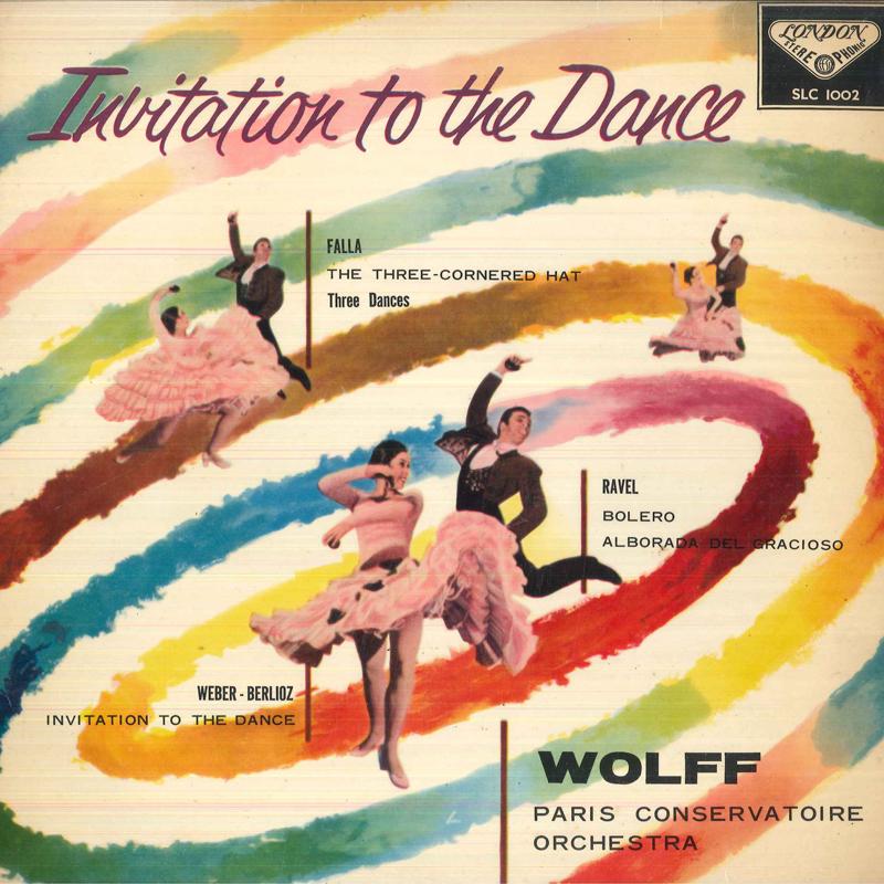 

LP Record ALBERT WOLFF, PARIS CONSERVATOIRE O - Invitation To The Dance SLC1002 LONDON Japan Classical Used