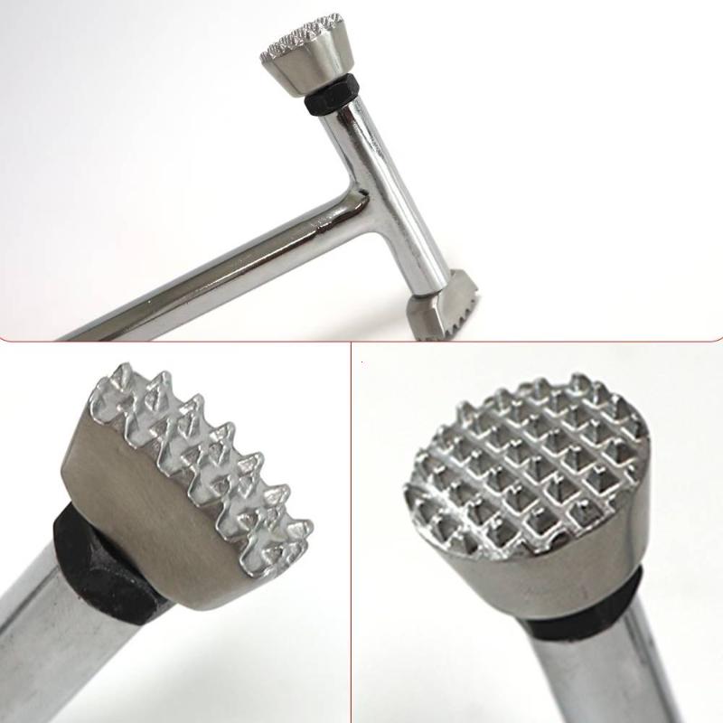 Car Dent Repair Tool Flattening Hammer Replacement Head Dent Repair Sheet Metal Free Stainless Steel Head M8 Threaded Connection