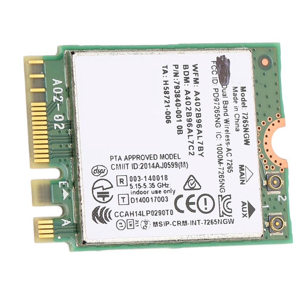 Laptop Wifi Card 1200Mbps High Speed 2.4G 5G Dual Band Bluetooth 4.2 AC NGFF Network Card Wireless Module