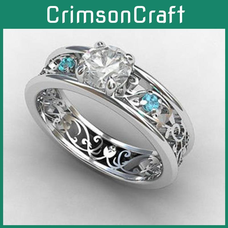 Vintage Inspired Brass Steel Ring Featuring Blue Sapphire And Cubic Zirconia For Fashion Lovers