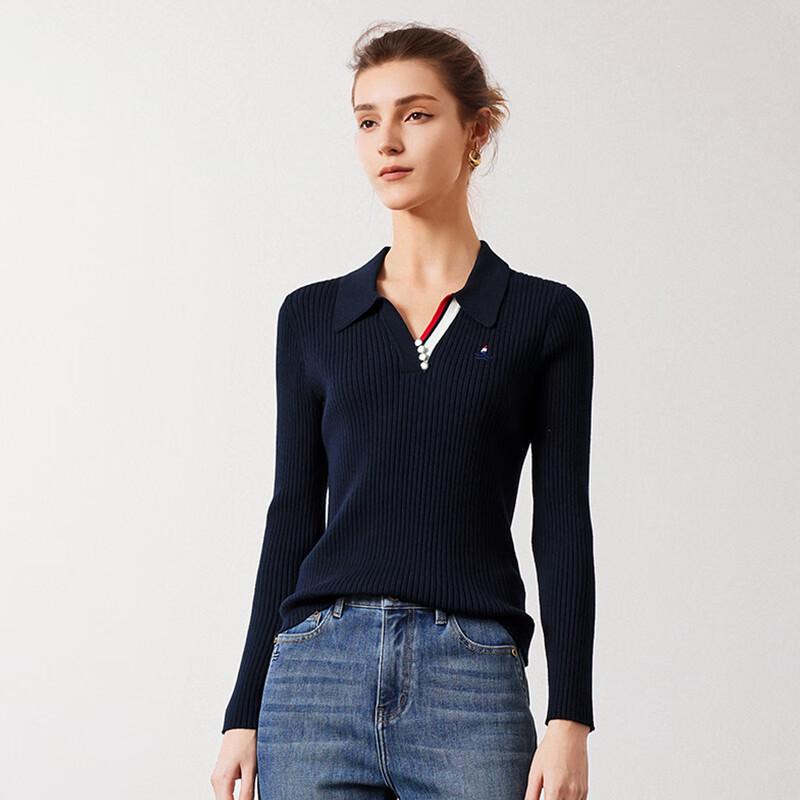 Navigare Women's Slim-Fit Knitted Wool Pullover