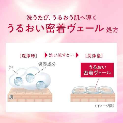 Hadakara Schiuma Bagnoschiuma Corpo Tipo Schiuma Profumo Bouquet Floreale Ricarica Grande Capacità 1760ml Idratante Aumentato Ricco
