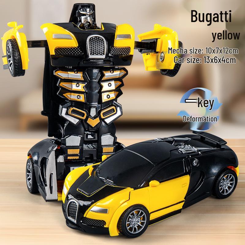 Inertia Collision Robot Car: Transforming Toy for Kids Aged 7-10
