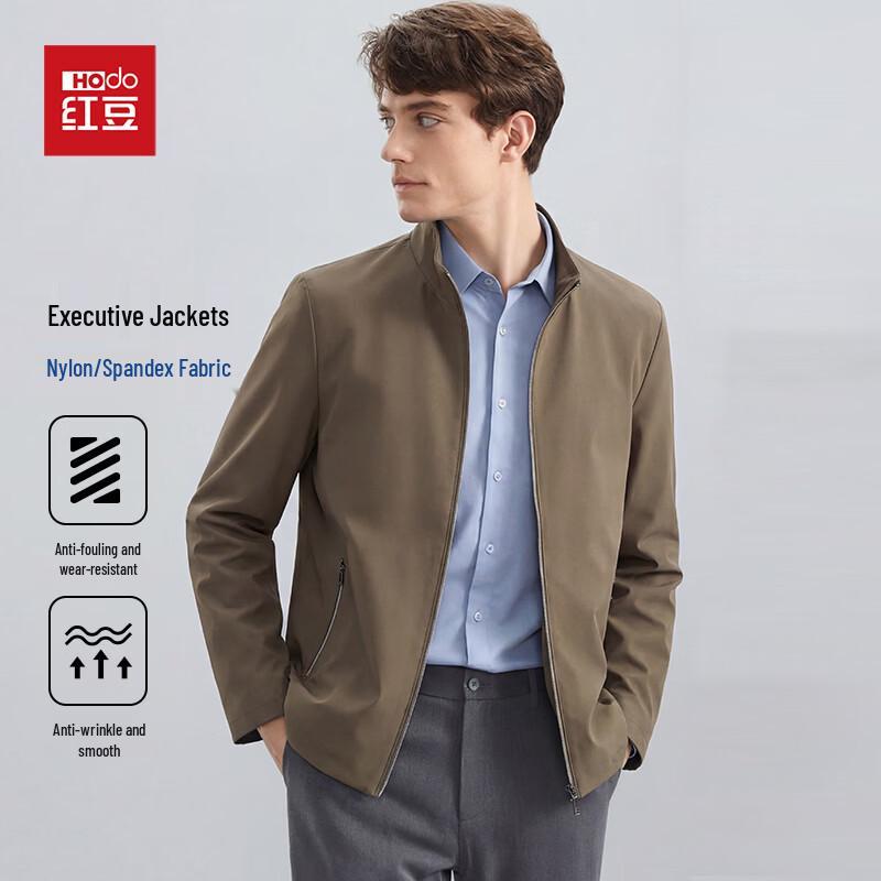 Hodo Men s Executive Anti-Stain Wrinkle-Resistant Stand-Collar Jacket 3XL