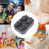 Schädel Eiswürfelform Tablett Silikon Eiswürfelform Für Cocktail Halloween Küchenhelfer Partyzubehör Für Wein Whisky Getränke Saft