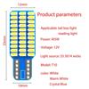 10/20PCS Car Auto Canbus Dome Reading Light W5w T10 168 194 Turn Signal License Plate Trunk Bulb White Lamp Interior Dome Lamps