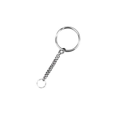 Keychain with Link Chain, 25mm 4 Pcs