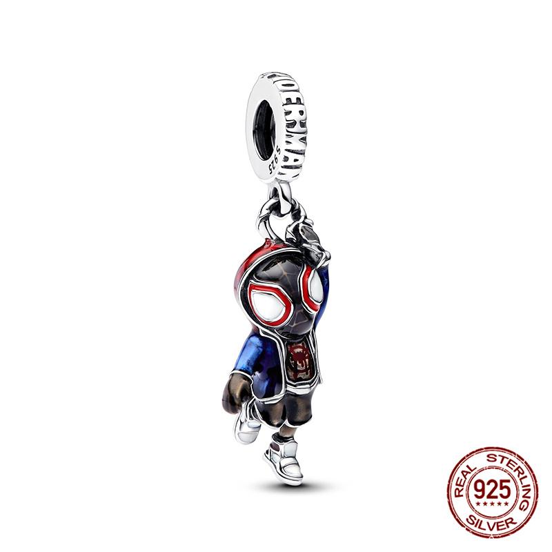 Tree Spirit Cheshire Cat Stitch Bead Giant Dumbo charms plata de ley 925 original Fit Bracelet DIY Jewelry Making Women's Gift