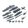 Naval Ship Model Set with Helicopter - Great for All Ages