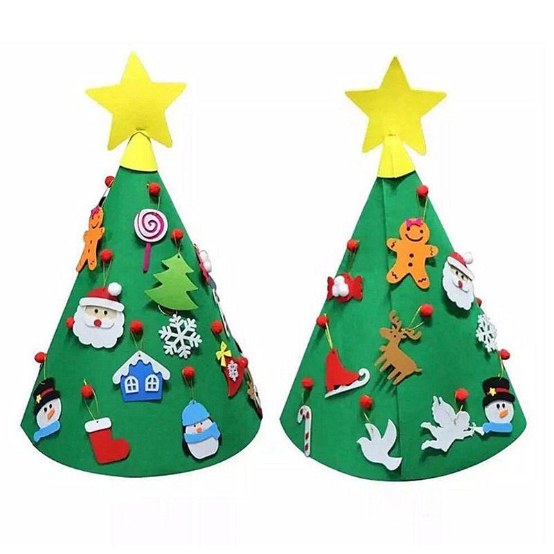 Adorable Diy 3d Cone Felt Christmas Tree Ideal For Toddler's Festive Decorations