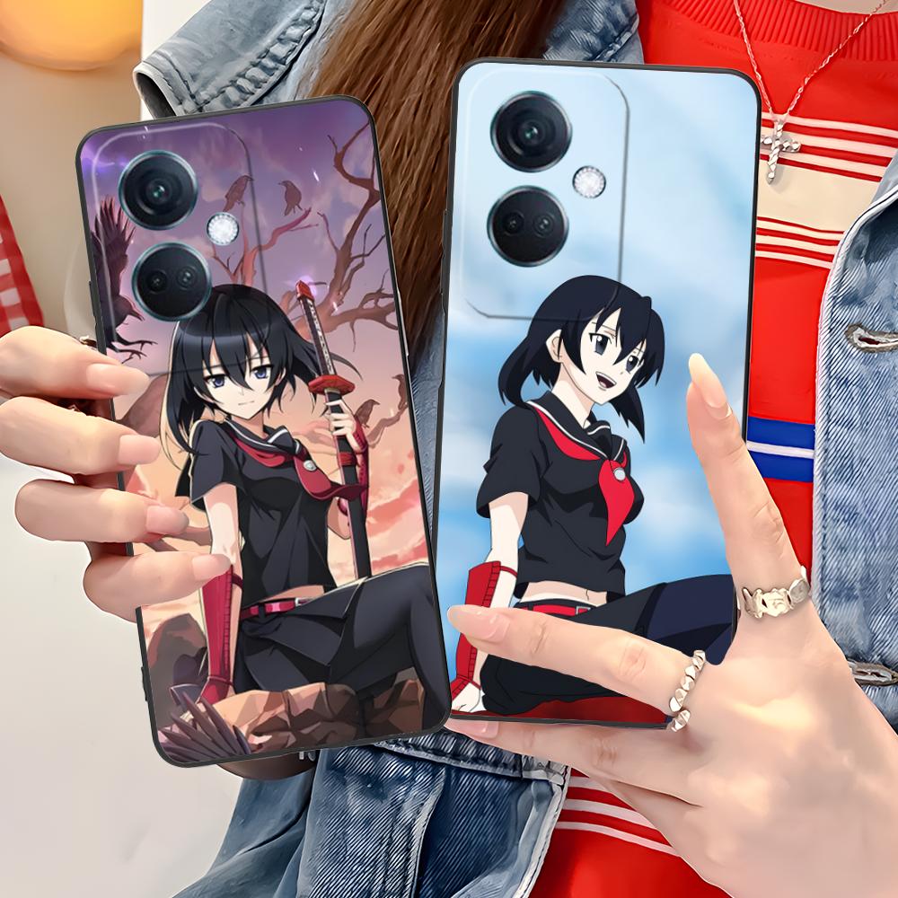 Akame Kurome Matte TPU Mobile Phone Case for OPPO Find X9 X8 X7 X6 X5 X3 X2 Plus S Pro Ultra Lite Colorful Printing Cover