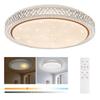Elekeed LED Ceiling Light, 10-tatami mat (approx. 22 sq ft), Stylish, 4800lm, with Remote Control, Dimmable, Color Adjustable, Sleep Timer, Memory