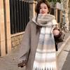 Thick Brushed Korean Style Gentle Dopamine Scarf for Women Winter Advanced Lengthened All Match Scarf Shawl Ethnic Warmth