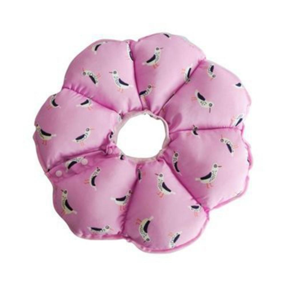 

Cartoon Pet Anti Lick Cover Sunflower Shape Elizabeth Ring Dog Head Cover Pet Protection S розовый