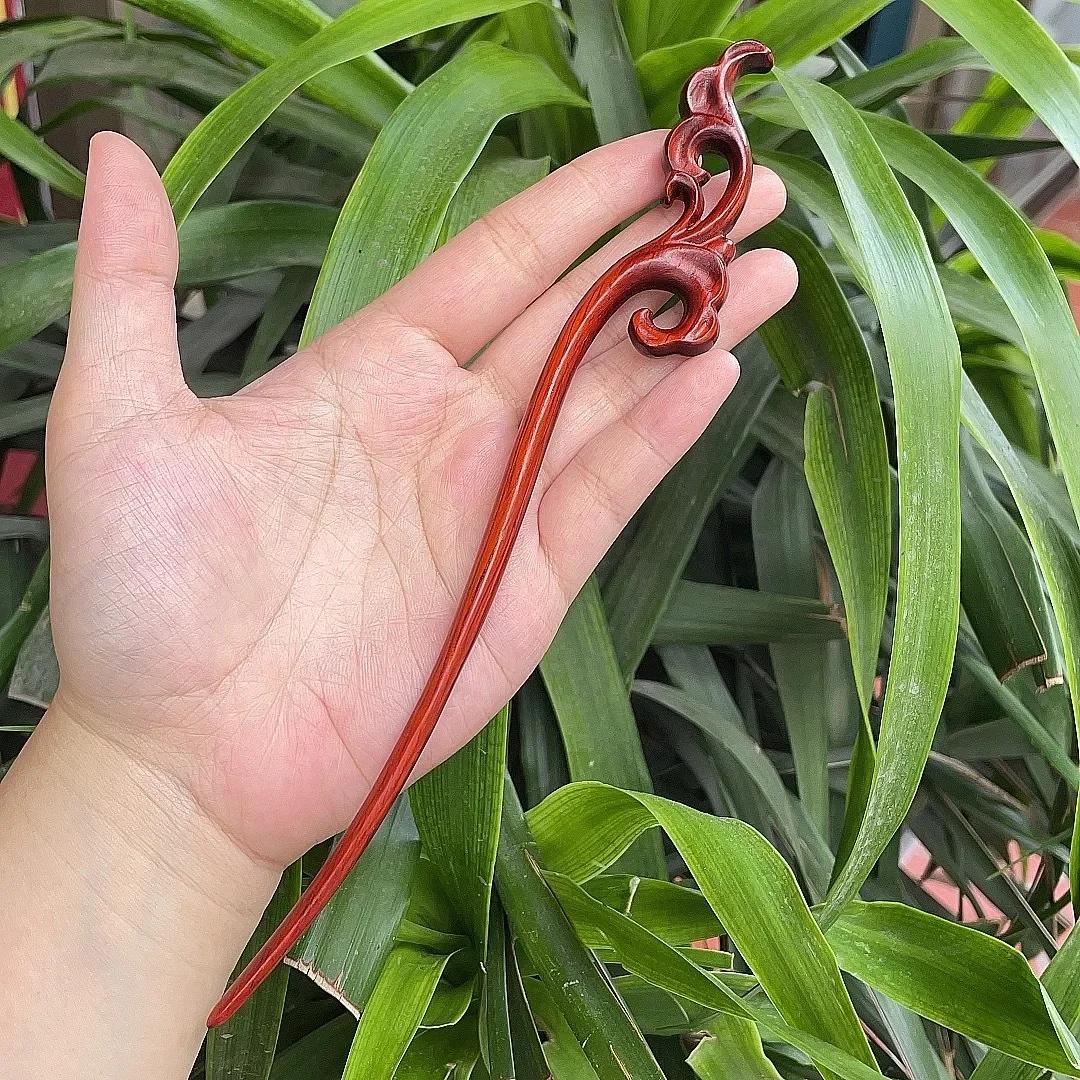 

Китайська ретро-стиль персикове дерево ручної роботи різьблена шпилька видовбана шпилька для волосся шпилька жіночі інструменти для укладання волосся аксесуари для волосся