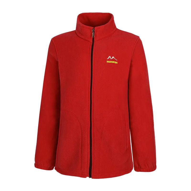 2024 Spring & Autumn Plus Size Fleece Jacket for Middle-aged & Elderly Women, Thickened Casual Cardigan for Moms
