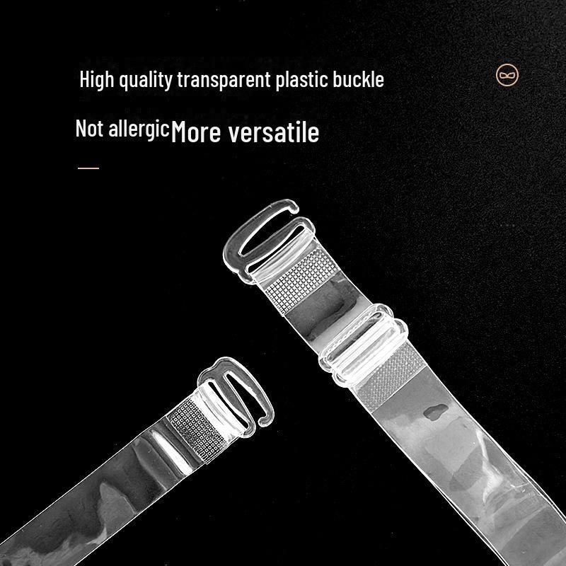 Nematomos neslystančios elastinės liemenėlės petnešėlės moterims