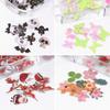 Wood Pulp Nail Art Flower for Butterfly Christmas Nail Art Decals Stickers Halloween Nail Art Manicure Multi Color