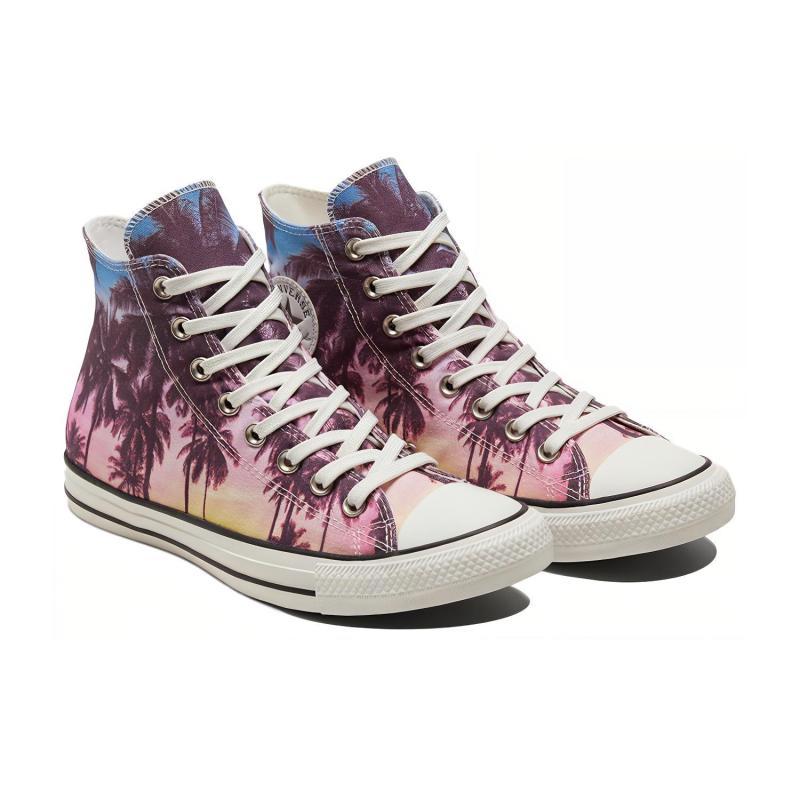 Converse Chuck Taylor All Star Comfortable and Versatile High Top Espadrilles Unisex Sunset Palm