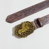 Embossed Belt Cowgirl Punk Waist Belt Carved Horse Retro for Jeans Dress
