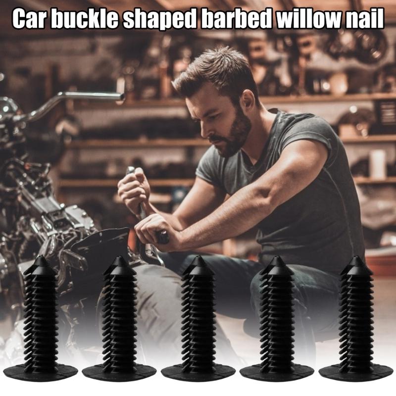 Plastic Car Interior Retainer Clips Barbed Locking Design Rivet Clip For Roof Fabric Trunk Panel Fixation