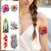 9pcs Temporary Tattoo Temporary Tattoo Stickers Floral Tattoo Watercolor Flowers Spring Blooms For Children Girls Cheeks