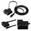 Qiilu Mini USB Cable Car OBD To II OBD2 EOBD