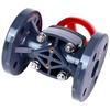UPVC Flanged Manual Diaphragm Valve