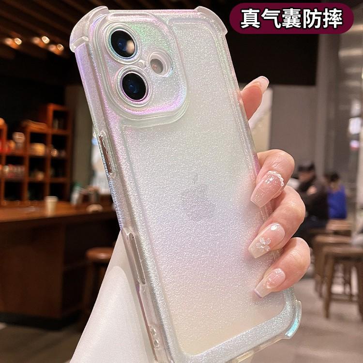 Applicable to Apple 11 mobile phone case iphone11 new gradual change airbag anti-drop 11promax lens all-inclusive soft case