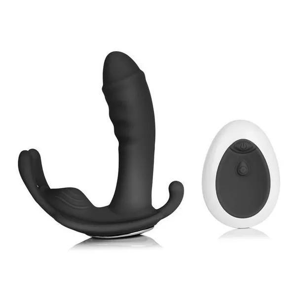 Wearable Butterfly Dildo Vibrator Female G-spot Stimulator Remote Control Vibrating Egg Masturbation Device Sex Toy