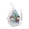 Portable Christmas Gift Tin Box Metal Candy Container For Kids Party Favor Candy Storage And Home Decoration HX6C
