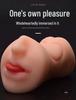 Double-Headed Silicone Male Masturbator with Realistic Features