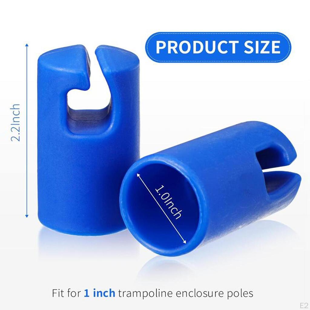 Capuchons de poteau d'enceinte de trampoline, housse de protection, support supérieur en filet de qualité supérieure