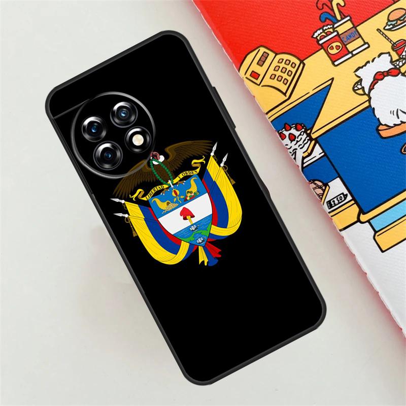 Colombia Flag Case For OnePlus 12R 12 11 10 9 Pro 10R 9R 8T 10T Nord 3 2 CE 4 Lite N10 N20 N30 Back Cover
