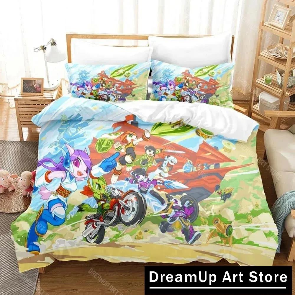 3D Printing Cartoon Game Freedom Planet Bedding Set Single Twin Full Queen King Size Bed Set Adult Kid Bedroom Duvet Cover Sets