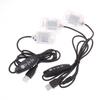 Leiser & Langlebiger DC 5V 3-stufiger USB-Massage-Motor, Doppel-/ Einzelkopf Vibrationsmassagegerät für Kissen/ Polster/ Taille