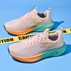 2025 New Carbon Board Running Shoes Summer Mesh Breathable Lightweight Shock-absorbing Popcorn Bottom Youth Sports Shoes