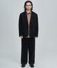 PRAIRIE Corduroy Wide Slacks (Black)
