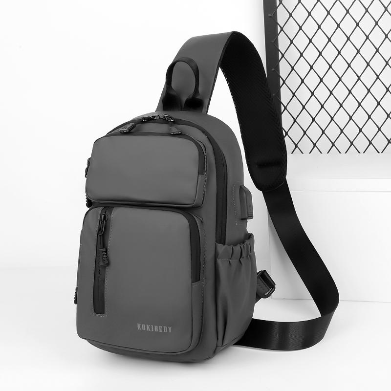 

Модные поясные сумки Мужская нагрудная сумка Высококачественная водонепроницаемая ПУ МУЖСКАЯ сумка через плечо Большой вместимости Мужская сумка Нагрудный рюкзак Сумка через плечо 21cmX31cmX12cm