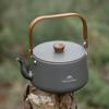 1.1L Camping Water Kettle Aluminum Alloy Ultralight Outdoor Kettle Portable Lightweight Pot Outdoor Travel Tableware