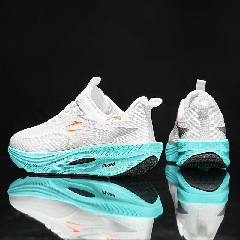 Athletic Running Shoes Men Athletic Shoes Marathon Breathable Plush Comfort Trend Women Athletic Trainer Outside Athletic Shoes Aircushion