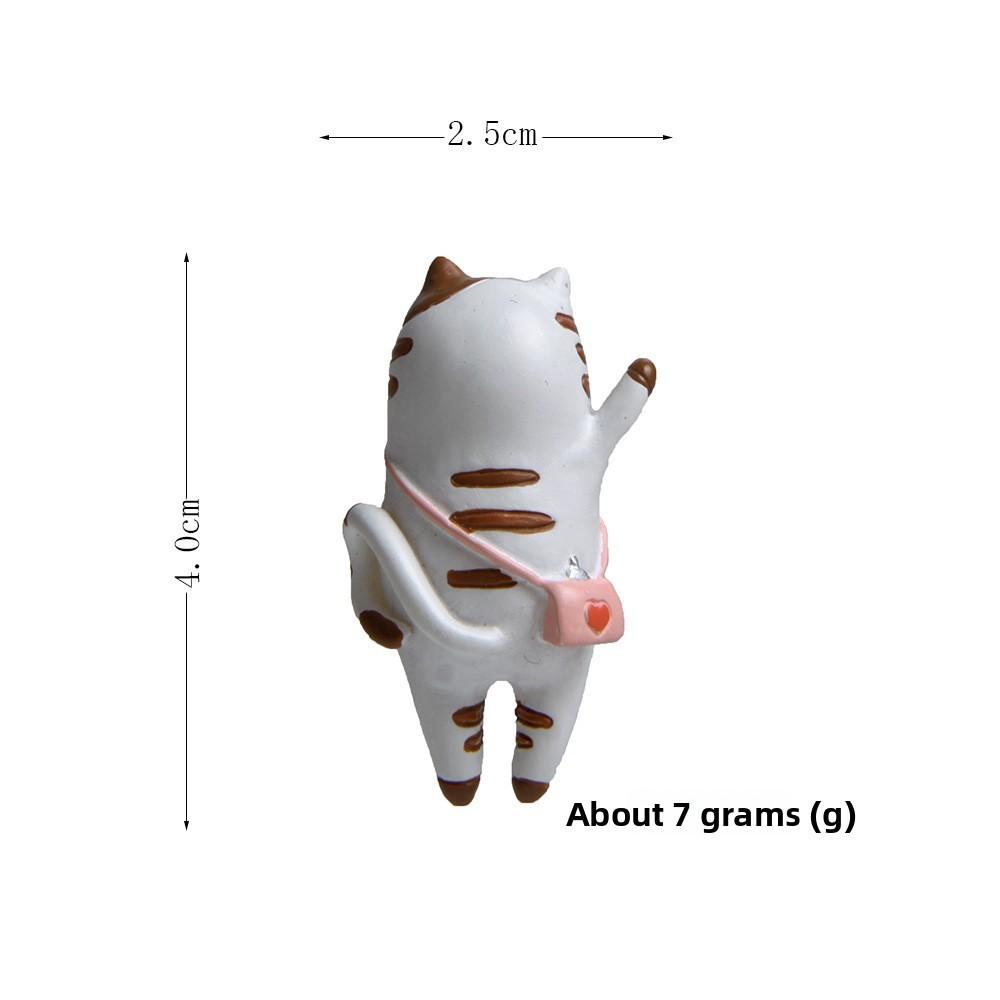 Creative Cats Back View Magnetic Refrigerator Decor For Home And Office Decor